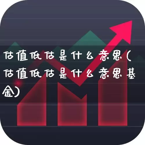 估值低估是什么意思(估值低估是什么意思基金)_https://www.haiwangdasha.com_科创板_第1张
