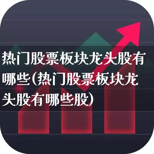 热门股票板块龙头股有哪些(热门股票板块龙头股有哪些股)_https://www.haiwangdasha.com_创业板_第1张