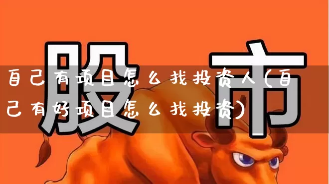 自己有项目怎么找投资人(自己有好项目怎么找投资)_https://www.haiwangdasha.com_科创板_第1张
