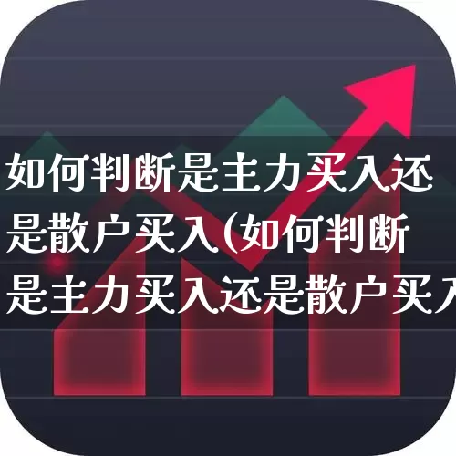 如何判断是主力买入还是散户买入(如何判断是主力买入还是散户买入呢)_https://www.haiwangdasha.com_深交所_第1张