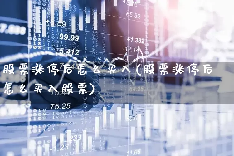 股票涨停后怎么买入(股票涨停后怎么买入股票)_https://www.haiwangdasha.com_深交所_第1张
