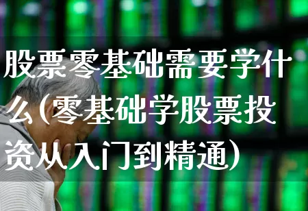 股票零基础需要学什么(零基础学股票投资从入门到精通)_https://www.haiwangdasha.com_上交所_第1张