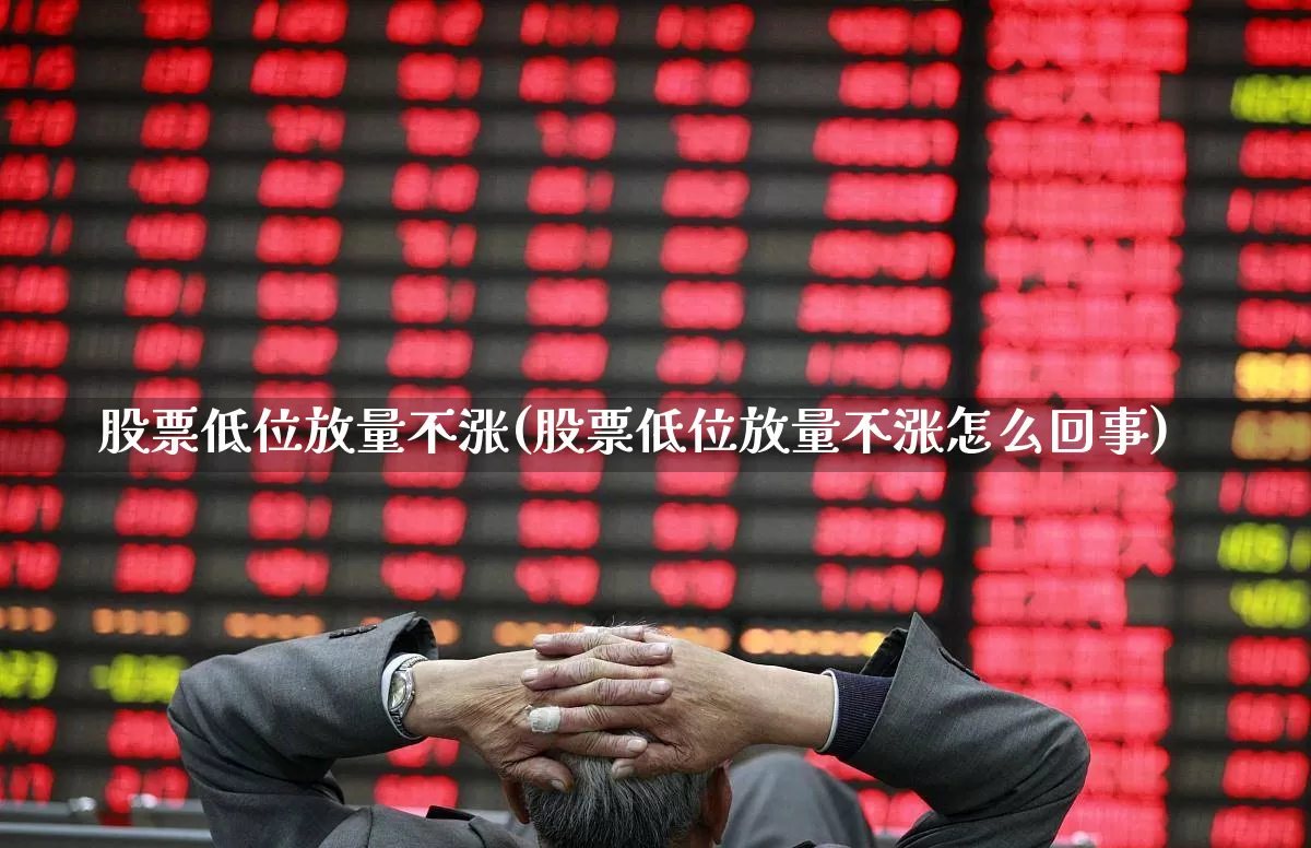 股票低位放量不涨(股票低位放量不涨怎么回事)_https://www.haiwangdasha.com_上交所_第1张
