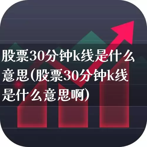 股票30分钟k线是什么意思(股票30分钟k线是什么意思啊)_https://www.haiwangdasha.com_北交所_第1张