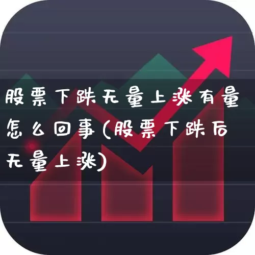 股票下跌无量上涨有量怎么回事(股票下跌后无量上涨)_https://www.haiwangdasha.com_北交所_第1张