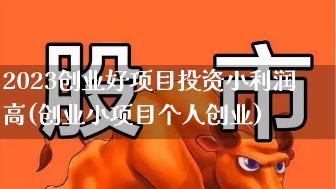 2023创业好项目投资小利润高(创业小项目个人创业)_https://www.haiwangdasha.com_创业板_第1张