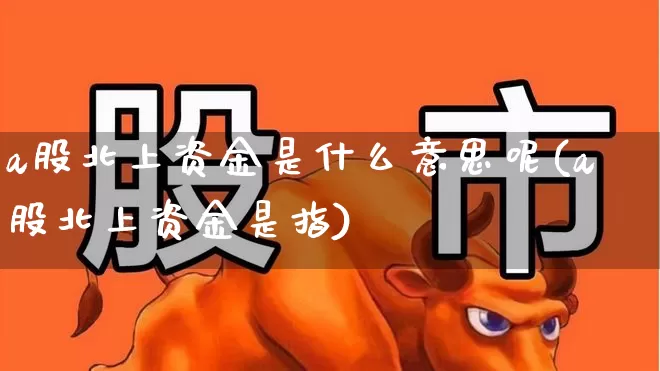 a股北上资金是什么意思呢(a股北上资金是指)_https://www.haiwangdasha.com_上交所_第1张