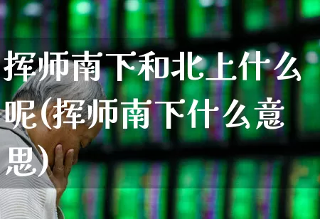 挥师南下和北上什么呢(挥师南下什么意思)_https://www.haiwangdasha.com_北交所_第1张