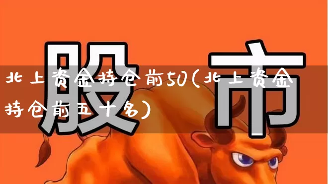 北上资金持仓前50(北上资金持仓前五十名)_https://www.haiwangdasha.com_科创板_第1张