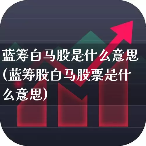 蓝筹白马股是什么意思(蓝筹股白马股票是什么意思)_https://www.haiwangdasha.com_北交所_第1张