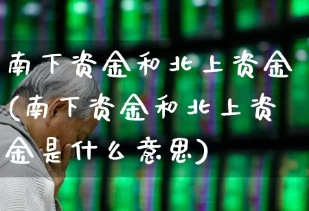 南下资金和北上资金(南下资金和北上资金是什么意思)_https://www.haiwangdasha.com_科创板_第1张