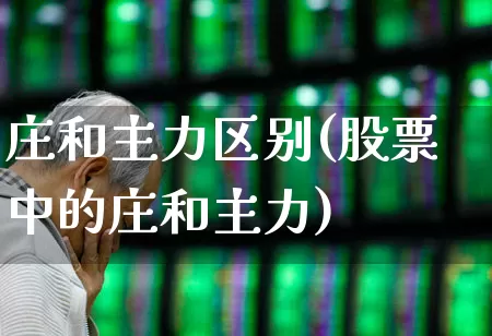 庄和主力区别(股票中的庄和主力)_https://www.haiwangdasha.com_创业板_第1张