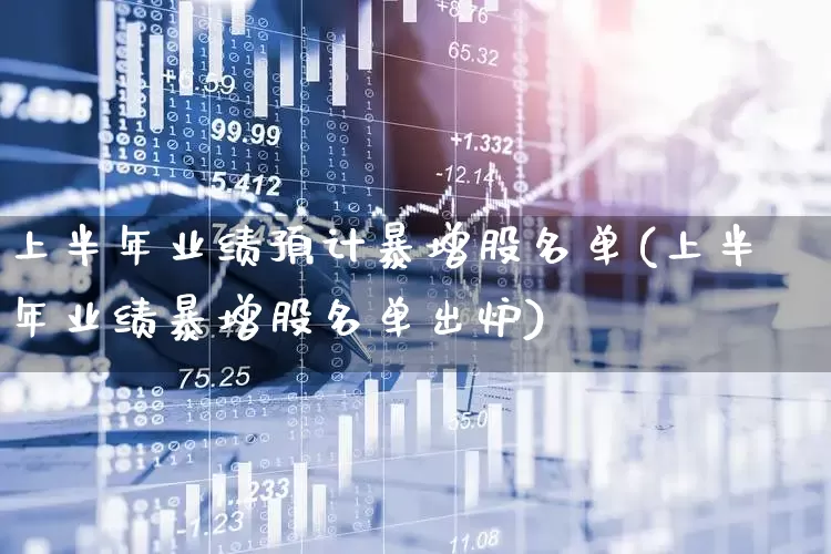 上半年业绩预计暴增股名单(上半年业绩暴增股名单出炉)_https://www.haiwangdasha.com_科创板_第1张