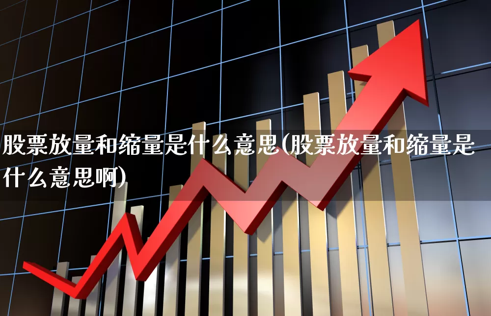 股票放量和缩量是什么意思(股票放量和缩量是什么意思啊)_https://www.haiwangdasha.com_北交所_第1张