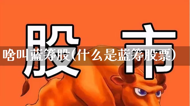 啥叫蓝筹股(什么是蓝筹股票)_https://www.haiwangdasha.com_科创板_第1张