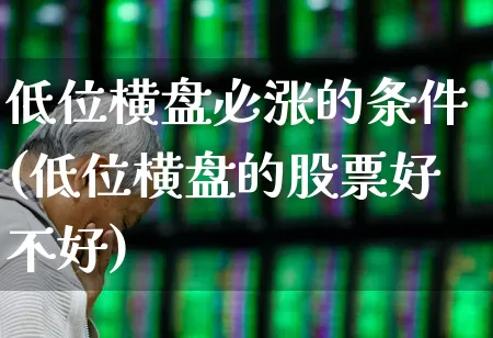低位横盘必涨的条件(低位横盘的股票好不好)_https://www.haiwangdasha.com_科创板_第1张