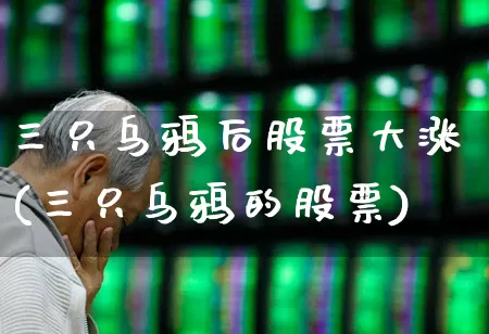 三只乌鸦后股票大涨(三只乌鸦的股票)_https://www.haiwangdasha.com_科创板_第1张