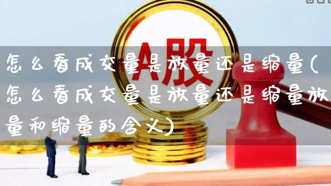 怎么看成交量是放量还是缩量(怎么看成交量是放量还是缩量放量和缩量的含义)_https://www.haiwangdasha.com_创业板_第1张