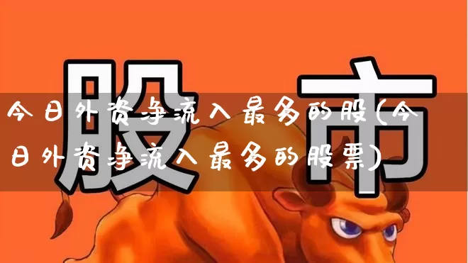 今日外资净流入最多的股(今日外资净流入最多的股票)_https://www.haiwangdasha.com_北交所_第1张