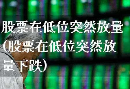 股票在低位突然放量(股票在低位突然放量下跌)_https://www.haiwangdasha.com_创业板_第1张