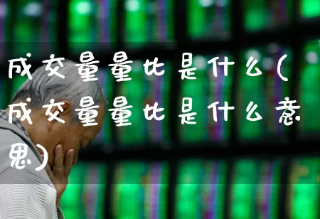成交量量比是什么(成交量量比是什么意思)_https://www.haiwangdasha.com_上交所_第1张