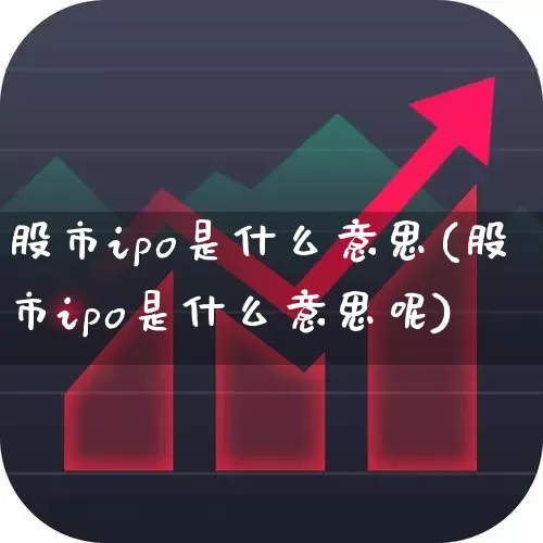 股市ipo是什么意思(股市ipo是什么意思呢)_https://www.haiwangdasha.com_上交所_第1张