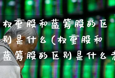 权重股和蓝筹股的区别是什么(权重股和蓝筹股的区别是什么意思)_https://www.haiwangdasha.com_科创板_第1张