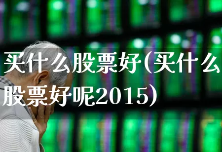 买什么股票好(买什么股票好呢2015)_https://www.haiwangdasha.com_上交所_第1张