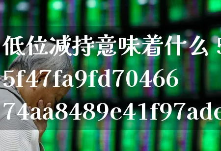低位减持意味着什么 5%(低位减持意味着什么)_https://www.haiwangdasha.com_科创板_第1张