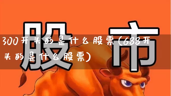 300开头的是什么股票(688开头的是什么股票)_https://www.haiwangdasha.com_深交所_第1张