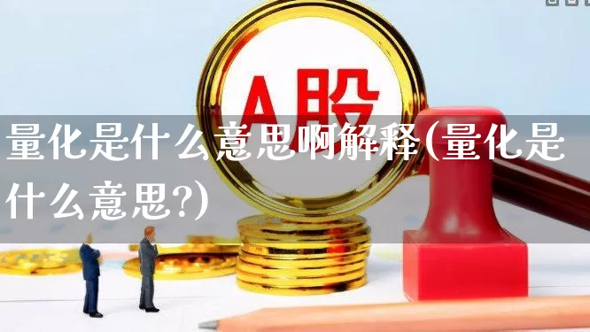 量化是什么意思啊解释(量化是什么意思?)_https://www.haiwangdasha.com_深交所_第1张