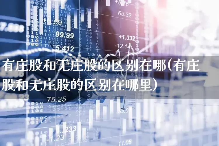 有庄股和无庄股的区别在哪(有庄股和无庄股的区别在哪里)_https://www.haiwangdasha.com_北交所_第1张