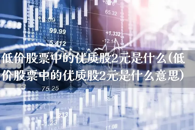 低价股票中的优质股2元是什么(低价股票中的优质股2元是什么意思)_https://www.haiwangdasha.com_科创板_第1张