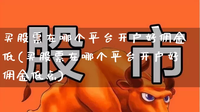 买股票在哪个平台开户好佣金低(买股票在哪个平台开户好佣金低点)_https://www.haiwangdasha.com_上交所_第1张