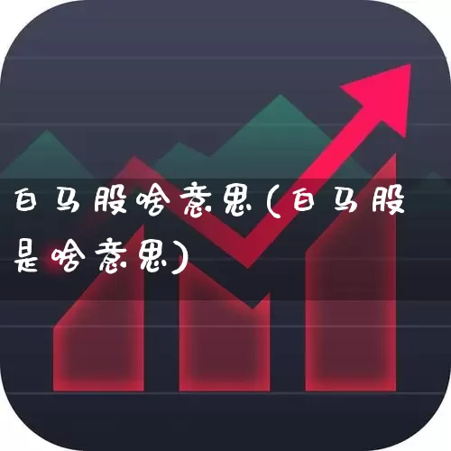 白马股啥意思(白马股是啥意思)_https://www.haiwangdasha.com_深交所_第1张