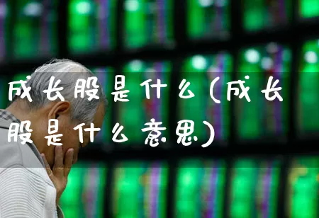 成长股是什么(成长股是什么意思)_https://www.haiwangdasha.com_深交所_第1张