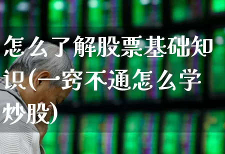 怎么了解股票基础知识(一窍不通怎么学炒股)_https://www.haiwangdasha.com_科创板_第1张