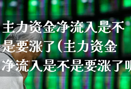 主力资金净流入是不是要涨了(主力资金净流入是不是要涨了呢)_https://www.haiwangdasha.com_上交所_第1张
