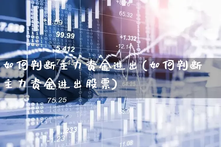 如何判断主力资金进出(如何判断主力资金进出股票)_https://www.haiwangdasha.com_深交所_第1张
