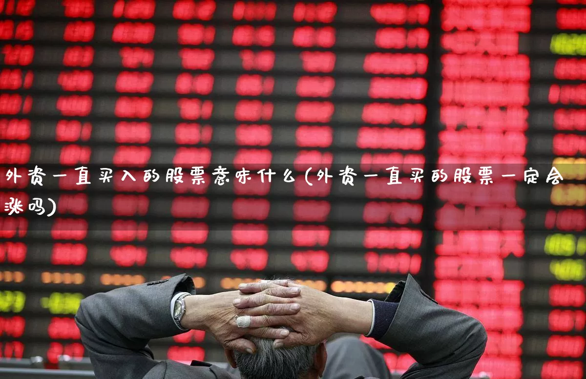 外资一直买入的股票意味什么(外资一直买的股票一定会涨吗)_https://www.haiwangdasha.com_深交所_第1张