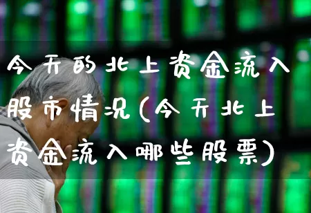 今天的北上资金流入股市情况(今天北上资金流入哪些股票)_https://www.haiwangdasha.com_上交所_第1张