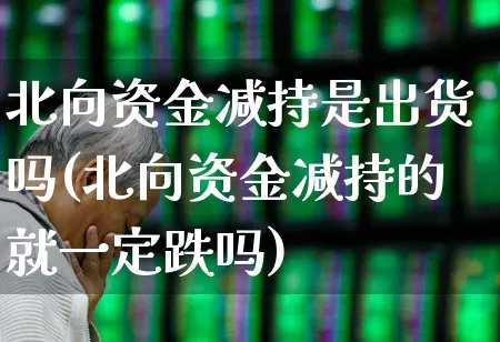 北向资金减持是出货吗(北向资金减持的就一定跌吗)_https://www.haiwangdasha.com_科创板_第1张