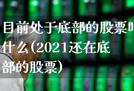 目前处于底部的股票叫什么(2021还在底部的股票)_https://www.haiwangdasha.com_上交所_第1张