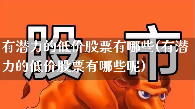 有潜力的低价股票有哪些(有潜力的低价股票有哪些呢)_https://www.haiwangdasha.com_北交所_第1张