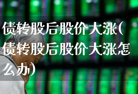 债转股后股价大涨(债转股后股价大涨怎么办)_https://www.haiwangdasha.com_北交所_第1张
