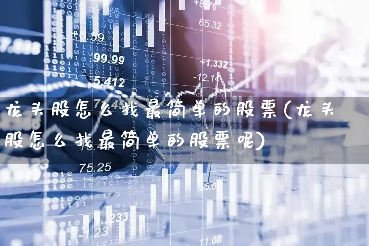 龙头股怎么找最简单的股票(龙头股怎么找最简单的股票呢)_https://www.haiwangdasha.com_深交所_第1张