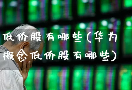 低价股有哪些(华为概念低价股有哪些)_https://www.haiwangdasha.com_上交所_第1张