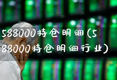 588000持仓明细(588000持仓明细行业)_https://www.haiwangdasha.com_科创板_第1张
