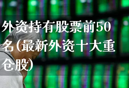 外资持有股票前50名(最新外资十大重仓股)_https://www.haiwangdasha.com_创业板_第1张