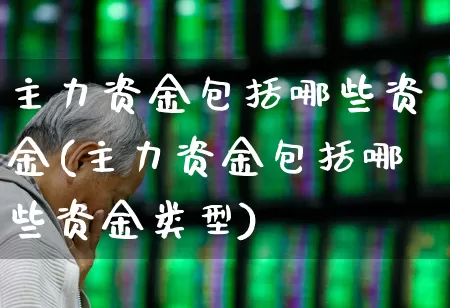 主力资金包括哪些资金(主力资金包括哪些资金类型)_https://www.haiwangdasha.com_科创板_第1张